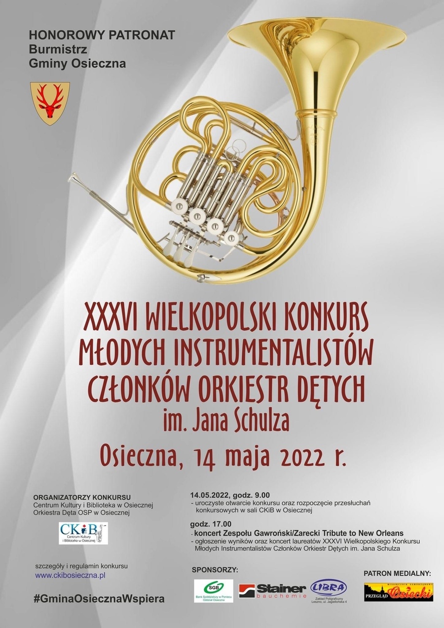 XXXVI Wielkopolski Konkurs Młodych Instrumentalistów im. J. Schulza